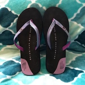 North face flip flops